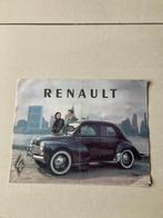 Dépliant grand format RENAULT 4 CV (langue allemande), Livres, Autos | Brochures & Magazines, Utilisé, Envoi, Renault