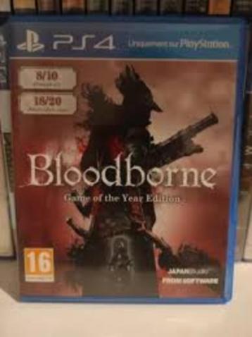 Jeu PS4 Bloodborne : Game of the Year Edition.