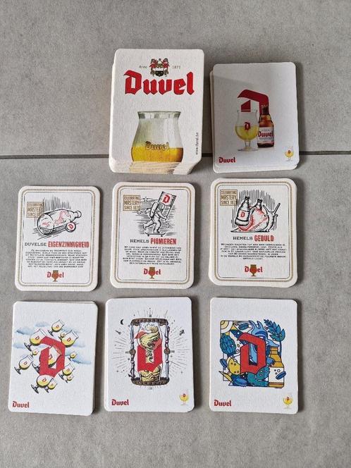 Duvel bierviltjes €0,10 per stuk of €3 voor alles, Verzamelen, Biermerken, Viltje(s), Duvel, Ophalen of Verzenden