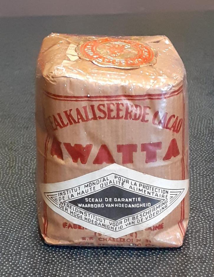 Kwatta Cocoa Pack 100 gr Nieuw verzegeld. WWII-periode, Verzamelen, Merken en Reclamevoorwerpen, Nieuw, Verpakking, Ophalen of Verzenden