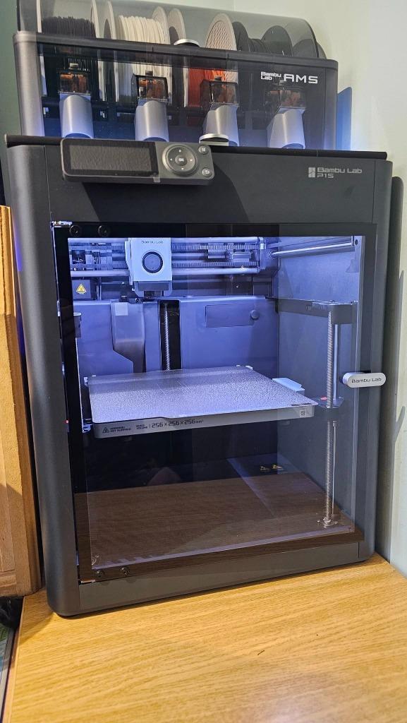 Bambulab P1S 3D printer + AMS multifilament, Computers en Software, 3D Printers, Zo goed als nieuw, Ingebouwde Wi-Fi, Ophalen