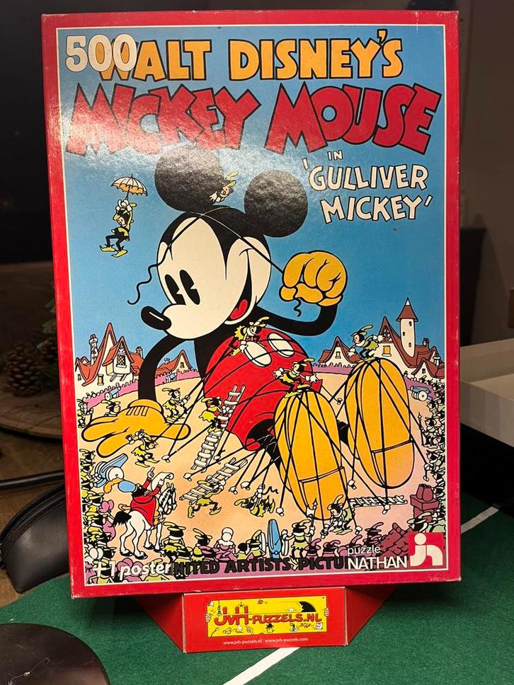 Disney Puzzel Mickey (1984), Verzamelen, Disney, Gebruikt, Overige typen, Mickey Mouse, Ophalen