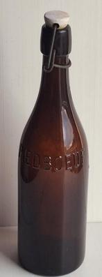 Belle ancienne bouteille de Piedboeuf Jupille 1959, Ophalen of Verzenden, Gebruikt, Flesje(s), Jupiler