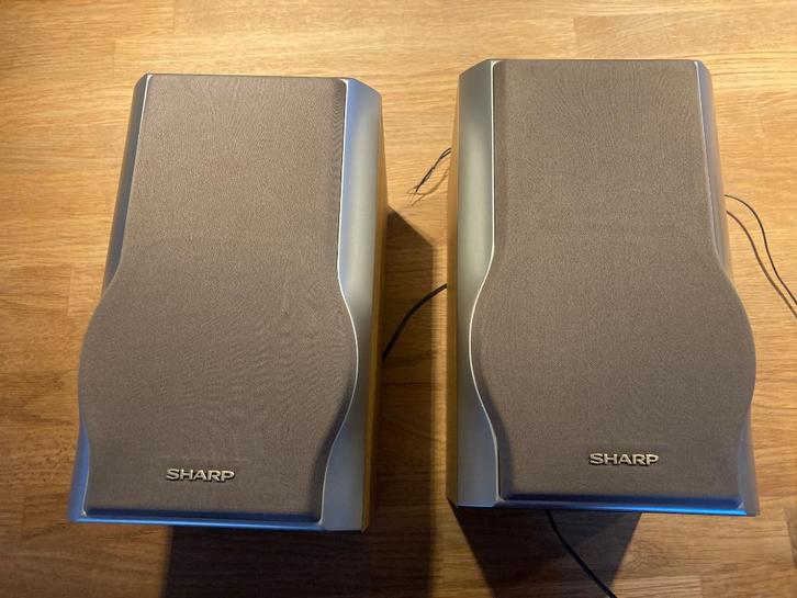 boekenplank - luidsprekers, Audio, Tv en Foto, Luidsprekerboxen, Zo goed als nieuw, Front, Rear of Stereo speakers, Minder dan 60 watt