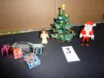 Kerstman kerstboom en engel met cadeautjes 3 kerst, Ophalen of Verzenden, Zo goed als nieuw, Complete set