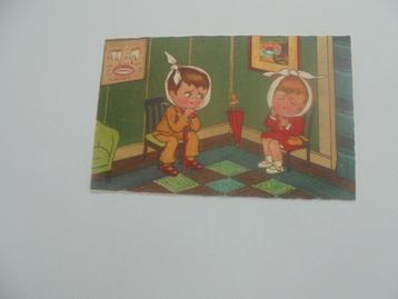 fantasie kaart -bij de tandarts, Enlèvement ou Envoi, 1920 à 1940, Affranchie, Enfants