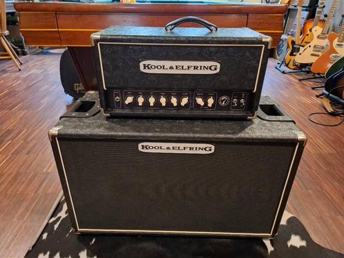 -Kool & Elfring super 7 + 2x12 cabinet, Muziek en Instrumenten, Versterkers | Bas en Gitaar, Zo goed als nieuw, Ophalen of Verzenden