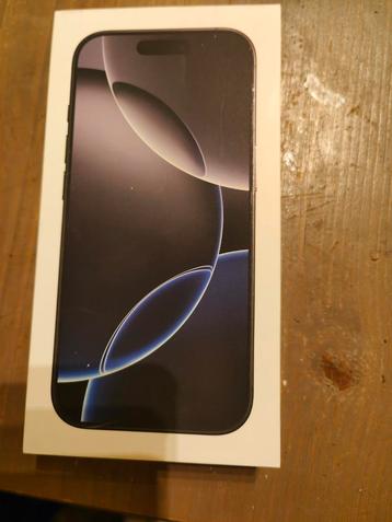Iphone 16 pro128 gb black titanium nieuw ongeopende doos 100 beschikbaar voor biedingen