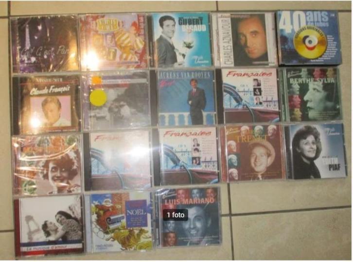 20 Originele Franstalige CD's waarvan de meesten NIEUW, Cd's en Dvd's, Cd's | Franstalig, Zo goed als nieuw, Ophalen of Verzenden