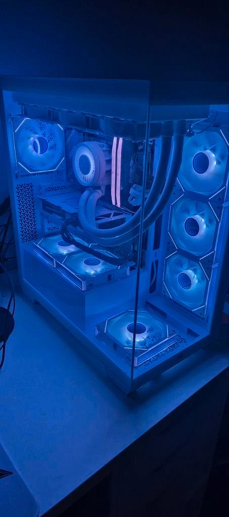 WITTE GAMING PC I5-14600KF, GEFORCE RTX 4070 SUPER DUALWHITE, Computers en Software, Desktop Pc's, Zo goed als nieuw, SSD, Gaming