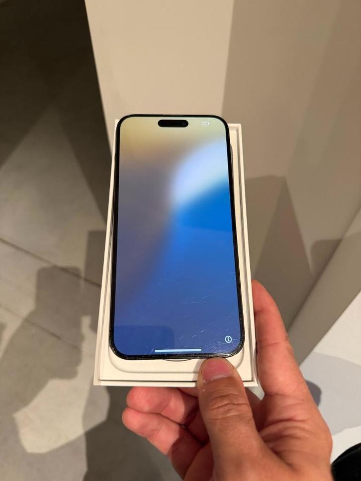 iPhone 15 Pro Max 512GB - Blauw (90% batt), Telecommunicatie, Mobiele telefoons | Apple iPhone, Gebruikt, 512 GB, Zonder abonnement