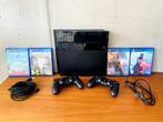 Playstation 4 500GB (incl. 2 controllers & 4 games), Games en Spelcomputers, Spelcomputers | Sony Consoles | Accessoires, Ophalen