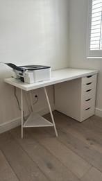 Bureau IKEA met ladekast, Huis en Inrichting, Bureaus, Zo goed als nieuw, Ophalen, Bureau