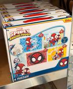 Disney Junior Marvel Spidey + his Amazing Friends 4 PUZZELS, Kinderen en Baby's, Ophalen of Verzenden, 10 tot 50 stukjes, Nieuw