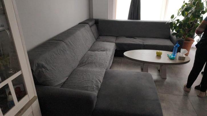 Canapé en U avec tiroir et lit, Maison & Meubles, Canapés | Coins salons complets, Comme neuf, Autres matériaux