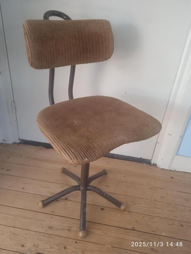 jaren 50 gebr. De Wit Gispen Bauhaus buizenframe stoel, Antiek en Kunst, Antiek | Meubels | Stoelen en Sofa's, Ophalen