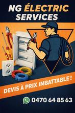 NG ELETRIC SERVICES : INSTALLATION & DÉPANNAGE 24/24H, Service 24h/24