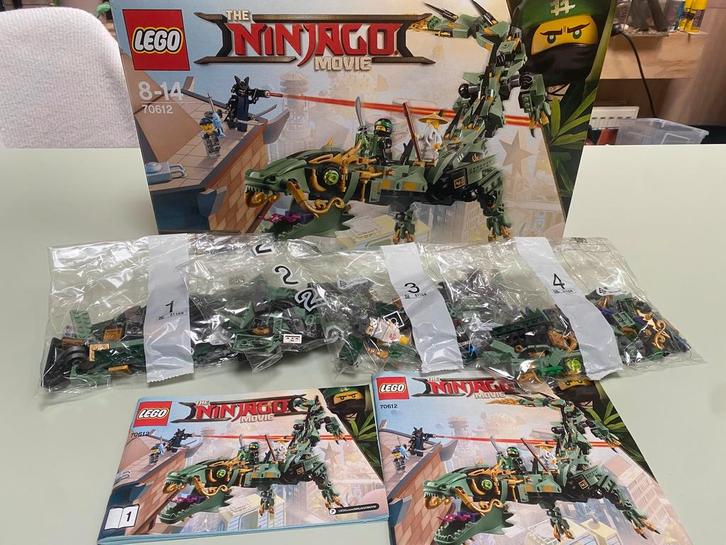 Ninjago draak Lego 70612 - volledig en uitgesorteerd, Kinderen en Baby's, Speelgoed | Duplo en Lego, Gebruikt, Lego, Complete set