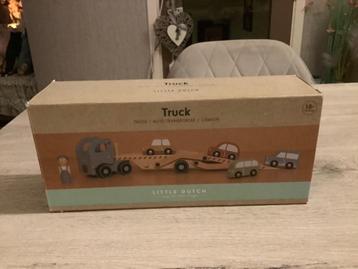 Little Dutch houten vrachtwagen met auto's (Nieuw) beschikbaar voor biedingen