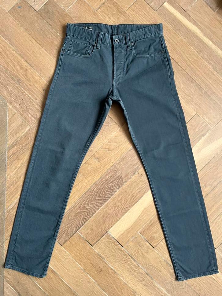 G- star RAW tapered 3301 W31 L32 Z.G.A.N., Kleding | Heren, Broeken en Pantalons, Zo goed als nieuw, Ophalen of Verzenden