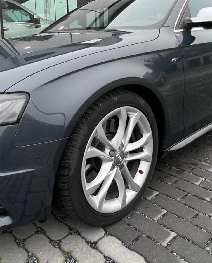 Audi S4 velgen 18 Inch met Dunlop Winterbanden 245/40/18 97V, Auto-onderdelen, Banden en Velgen, Banden en Velgen, Winterbanden