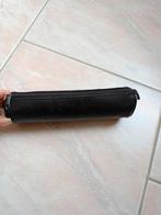 Lederen hoesje, Handtassen en Accessoires, Toilettassen, Verzenden, Zo goed als nieuw, Zwart, Jongen of Meisje