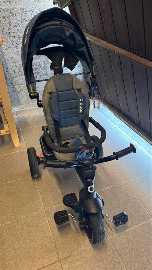 Lionelo Haari 4-in-1 Driewieler – Denim Blue, Fietsen en Brommers, Fietsen | Driewielers, Zo goed als nieuw, Duwstang, Ophalen