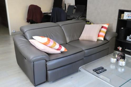 zetel met relax, Huis en Inrichting, Zetels | Zetels en Chaises Longues, Zo goed als nieuw, Overige maten, Leer, Ophalen