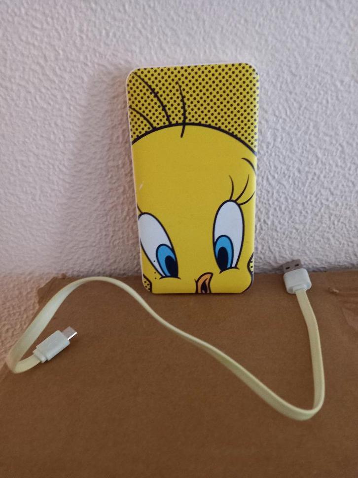 powerbank Tweety - + gratis 2e powerbank, Telecommunicatie, Powerbanks, Nieuw, Ophalen of Verzenden
