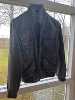 Lederen bruine vest voor jongen/man - maar S, Kleding | Heren, Ophalen, Gedragen, Maat 46 (S) of kleiner, Bruin