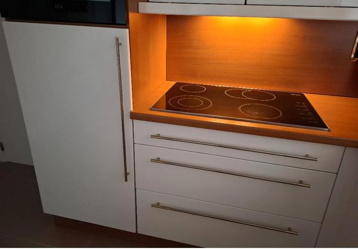 Koelkast, kookplaat, dampkap (Inbouw), Huis en Inrichting, Keuken | Keukenelementen, Gebruikt, Wit, Ophalen