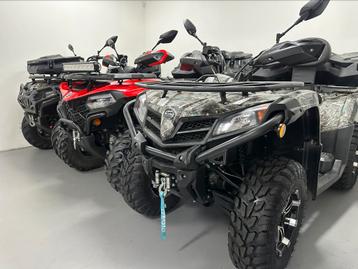 RUIME VOORRAAD QUADS / ATV’S NIEUW & GEBRUIKT CANAM CFMOTO beschikbaar voor biedingen
