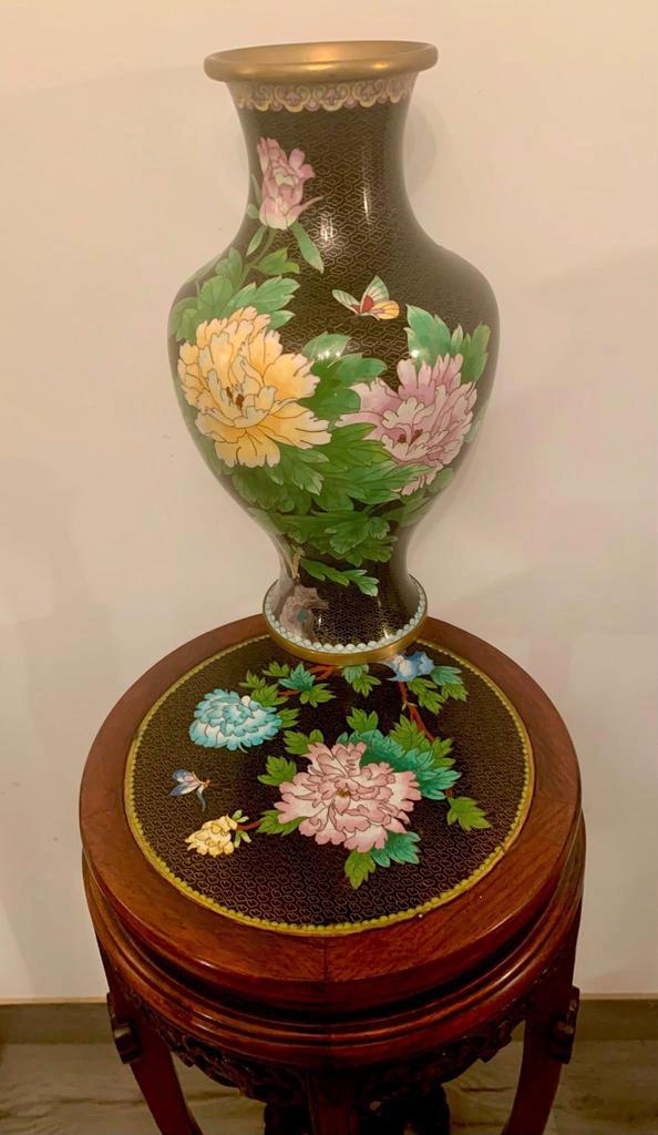 MAGNIFICENT EXCEPTIONAL BLACK CLOISONNÉS COLLECTION, Antiquités & Art, Antiquités | Email, Enlèvement