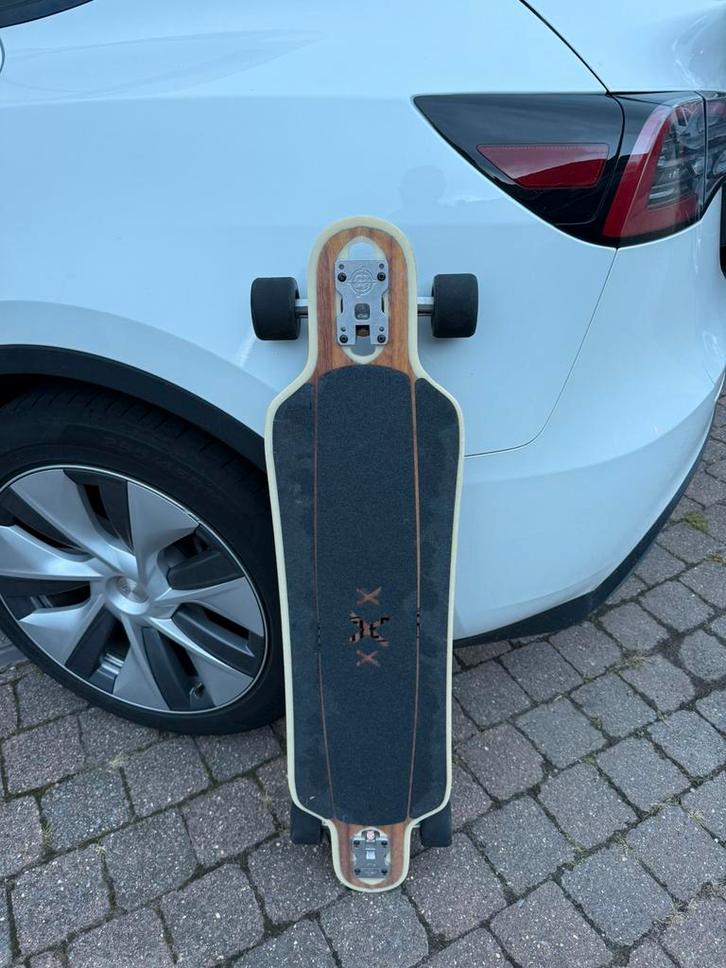 Moonshine Bootlegger, Sport en Fitness, Skateboarden, Zo goed als nieuw, Skateboard, Longboard, Ophalen