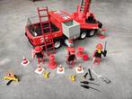 Playmobil brandweerwagen met toebehoren, Utilisé, Enlèvement ou Envoi, Playmobil en vrac