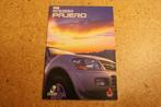Mitsubishi Pajero brochure 2000, Boeken, Catalogussen en Folders, Ophalen of Verzenden, Nieuw, Folder