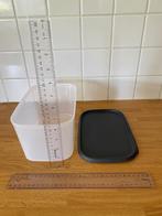 Tupperware One Touch 2,8 L zwart deksel, Huis en Inrichting, Ophalen, Zo goed als nieuw, Bus of Trommel