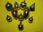 10 antieke Ajeko kerstballen, Diversen, Kerst, Verzenden