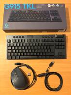 Logitech draadloze G915 TKL toetsenbord en MX2 muis, Computers en Software, Ophalen, Gebruikt, Logitech G, Toetsenbord en muis-set