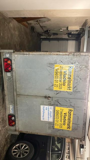 Aanhangwagen met dubbele as, Enlèvement, Utilisé