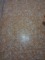 Oude vloer, 8 à 10 m². De tegel is 10 cm op 10 cm, Ophalen