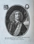 gravure sur cuivre - Philippe de La Motte-Houdancourt, Antiquités & Art, Enlèvement ou Envoi