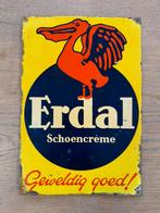 Erdal schoencrème reclamebord, Ophalen of Verzenden, Gebruikt, Reclamebord