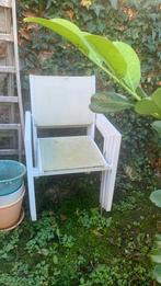 4 gratis stoelen, Ophalen, Gebruikt, Aluminium, Stapelbaar