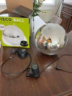 Boule à facettes avec moteur et projecteur, Musique & Instruments, Enlèvement, Comme neuf, Boule à facettes, Effet stroboscopique