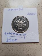 25 cents 2000 Canada Community, Ophalen of Verzenden