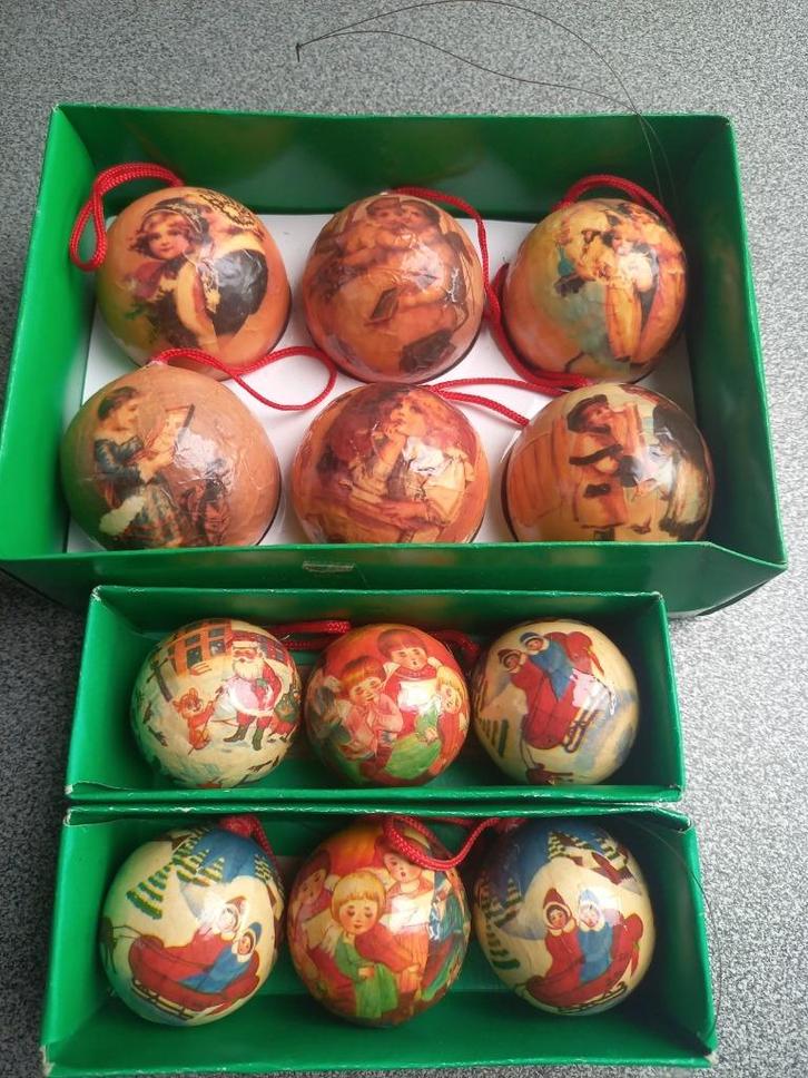 retro kerstballen, Diversen, Kerst, Zo goed als nieuw, Ophalen of Verzenden