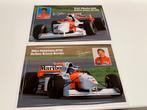 Lot 2x Stickers F1 1995 McLaren Mercedes Hakkinen- Blundell, Ophalen of Verzenden, Zo goed als nieuw