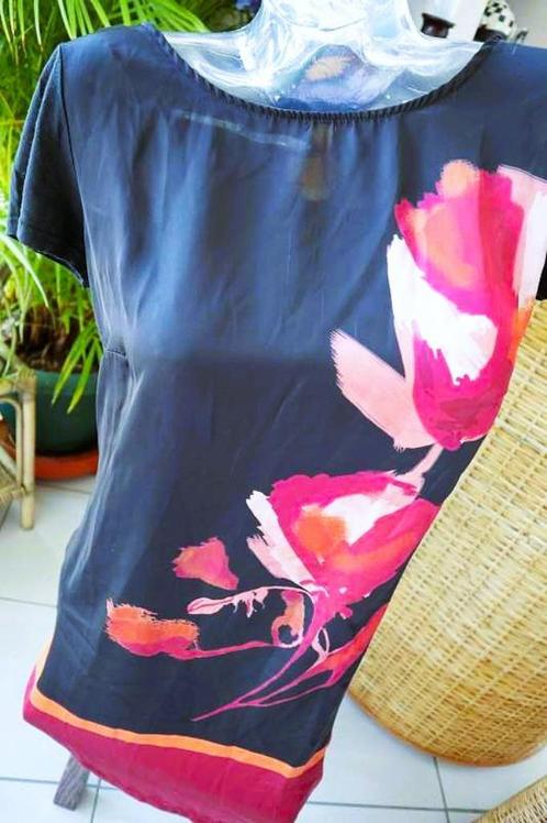 bloem sfeer jurk, Kleding | Dames, Jurken, Zo goed als nieuw, Maat 38/40 (M), Overige kleuren, Onder de knie, Ophalen of Verzenden