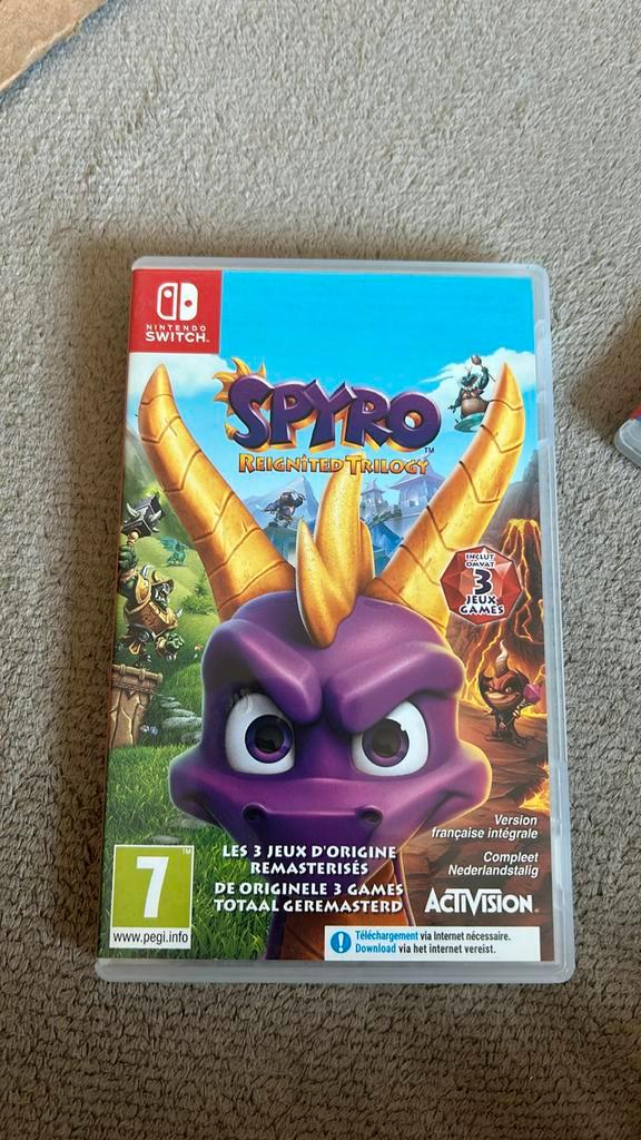 Spyro Reignited Trilogy, Games en Spelcomputers, Games | Nintendo Switch, Zo goed als nieuw, Avontuur en Actie, Vanaf 12 jaar